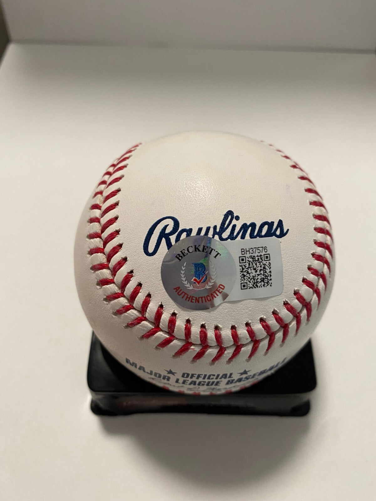 VIDAL BRUJAN MIAMI MARLINS SIGNED AUTOGRAPHED M.L. BASEBALL BECKETT
