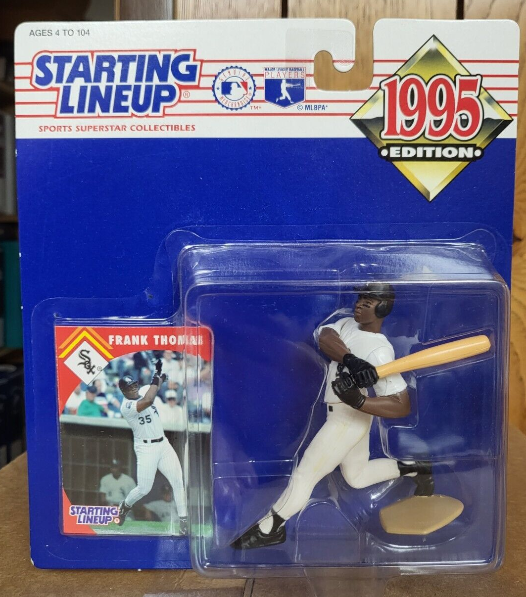 1995 STARTING LINEUP FRANK THOMAS WHITE SOX BASEBALL FIGURE ORIGINAL BOX