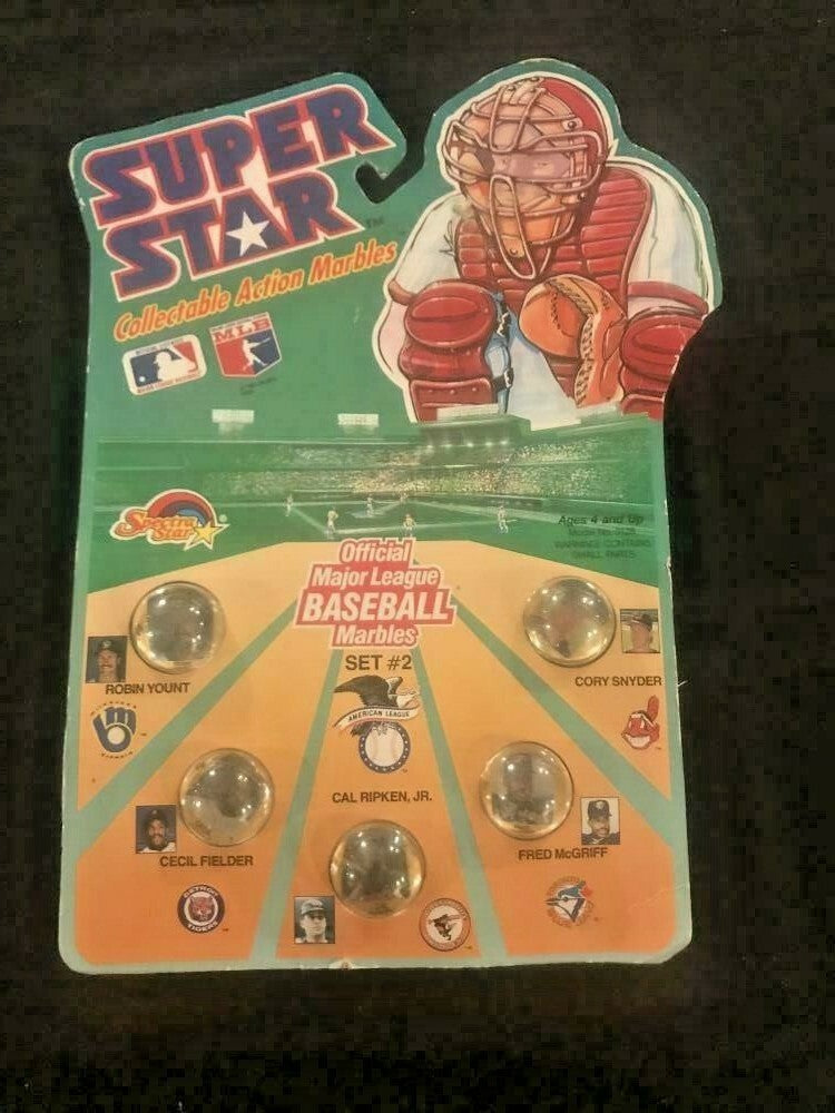 1990  SUPER STAR MARBLE  YOUNT RIPKEN MCGRIFF FIELDER SNYDER 