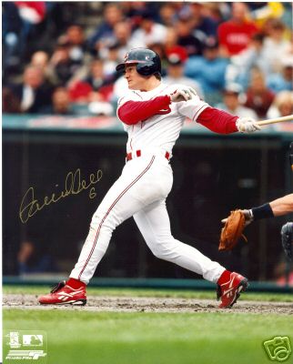 DAVID BELL CLEVELAND INDIANS SIGNED 8X10 PHOTO W/COA