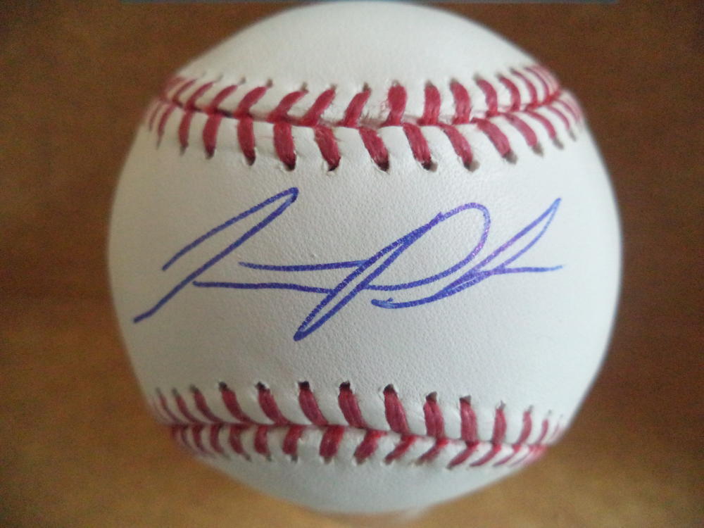JARRETT PARKER SAN FRANCISCO GIANTS SIGNED AUTO M.L. BASEBALL BECKETT D27329