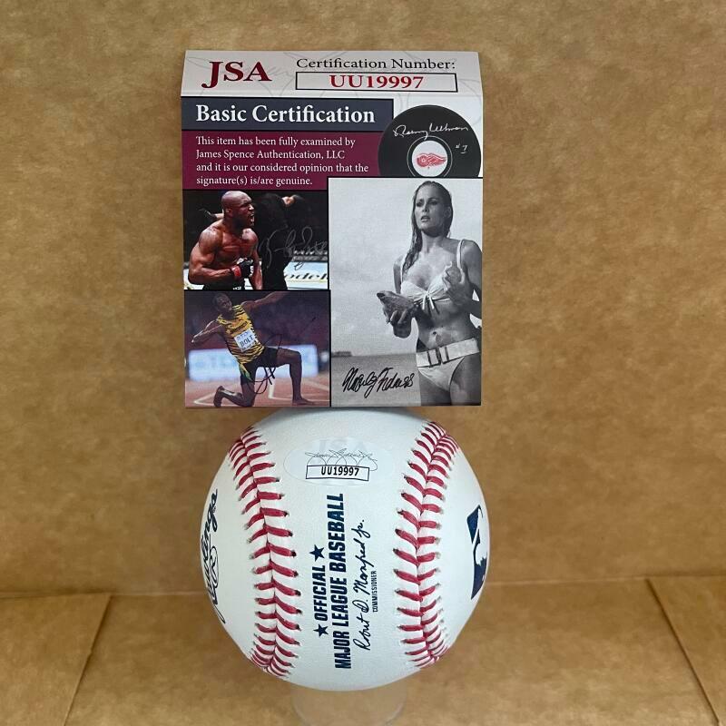 KEITH HERNANDEZ CARDINALS 79 NL MVP SIGNED AUTOGRAPHED ML BASEBALL JSA UU19997
