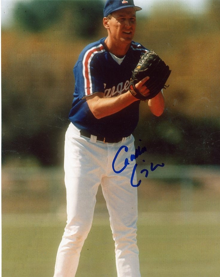 CHARLIE LEIBRANDT ON MOUND TEXAS RANGERS SIGNED AUTOGRAPHED 8X10  PHOTO