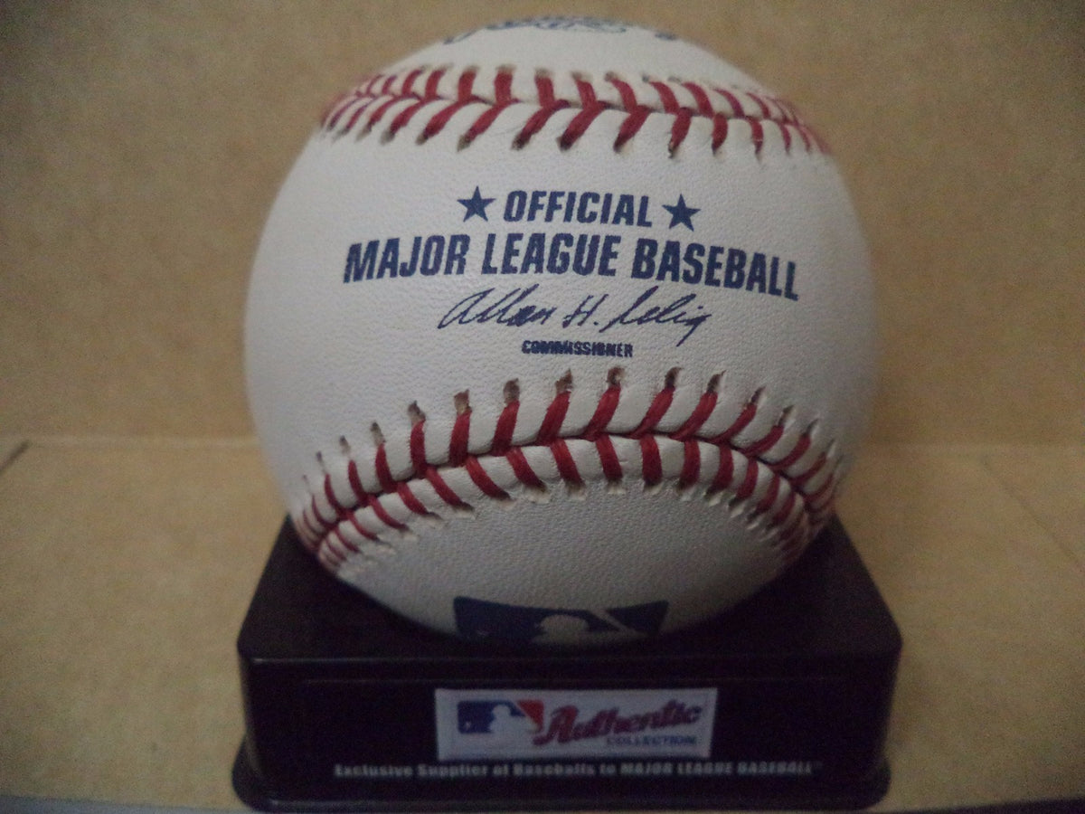 BOBBY HILL PIRATES/CUBS SIGNED AUTOGRAPHED M.L BASEBALL W/COA