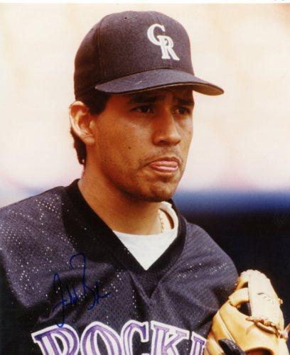 FREDDIE BENAVIDES COLORADO ROCKIES SIGNED 8X10 PHOTO