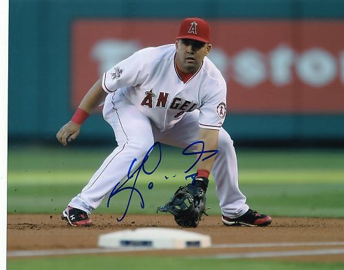 KENDRY  MORALES  ANAHEIM  ANGELS   SIGNED 8X10 PHOTO