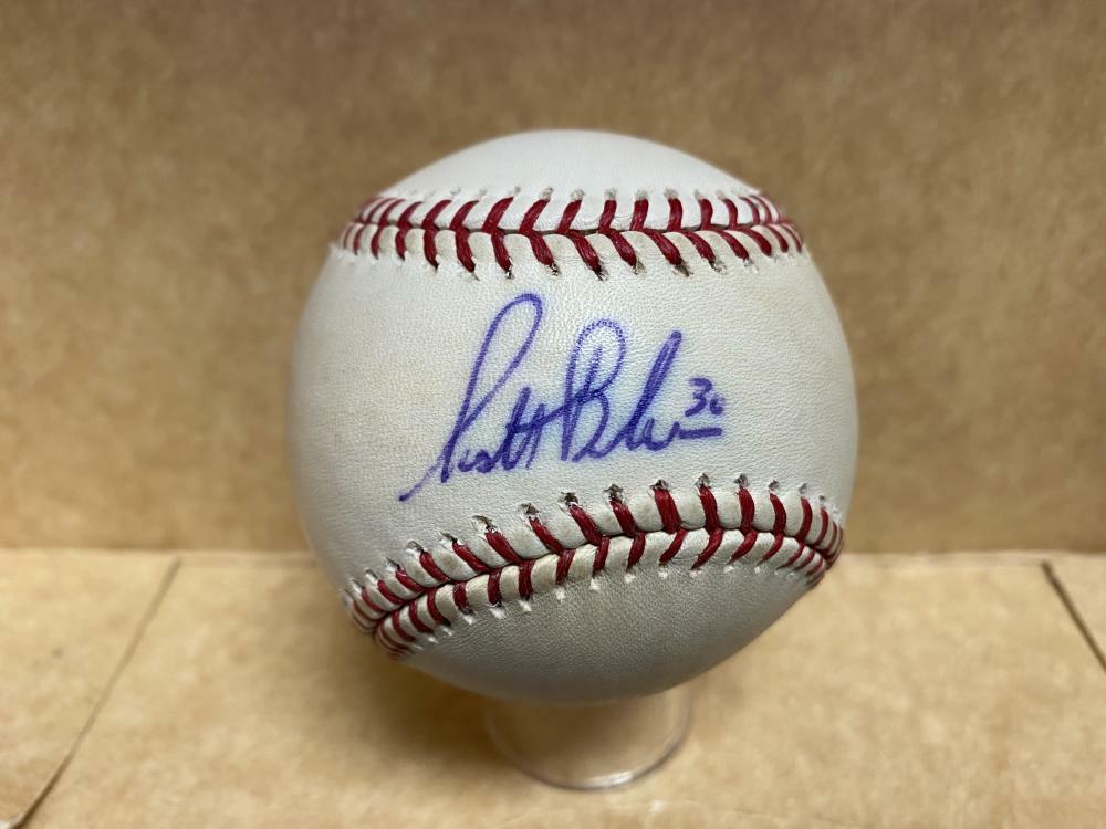 SCOTT BAKER MINNESOTA TWINS SIGNED AUTOGRAPHED M.L. BASEBALL W/ COA