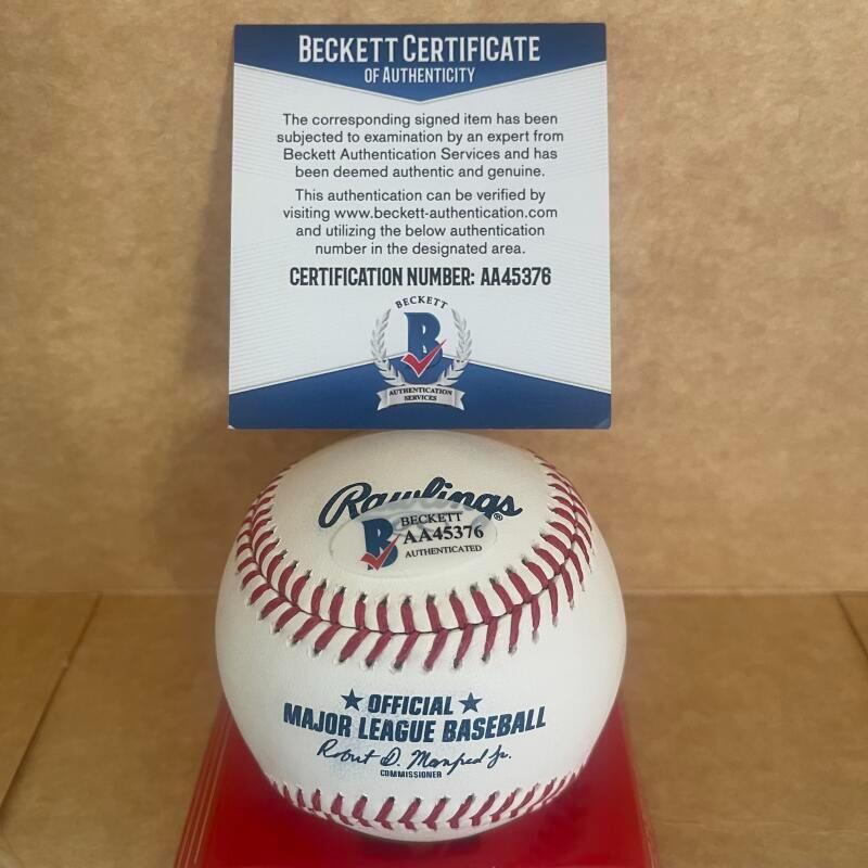 MIKE ANDREWS IMPOSSIBLE DREAM  SIGNED AUTOGRAPHED M.L. BASEBALL BECKETT AUTH