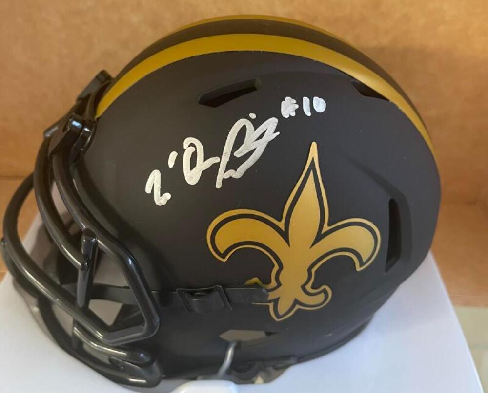 TRE' QUAN SMITH NEW ORLEANS SAINTS SIGNED ECLIPSE MINI HELMET BECKETT