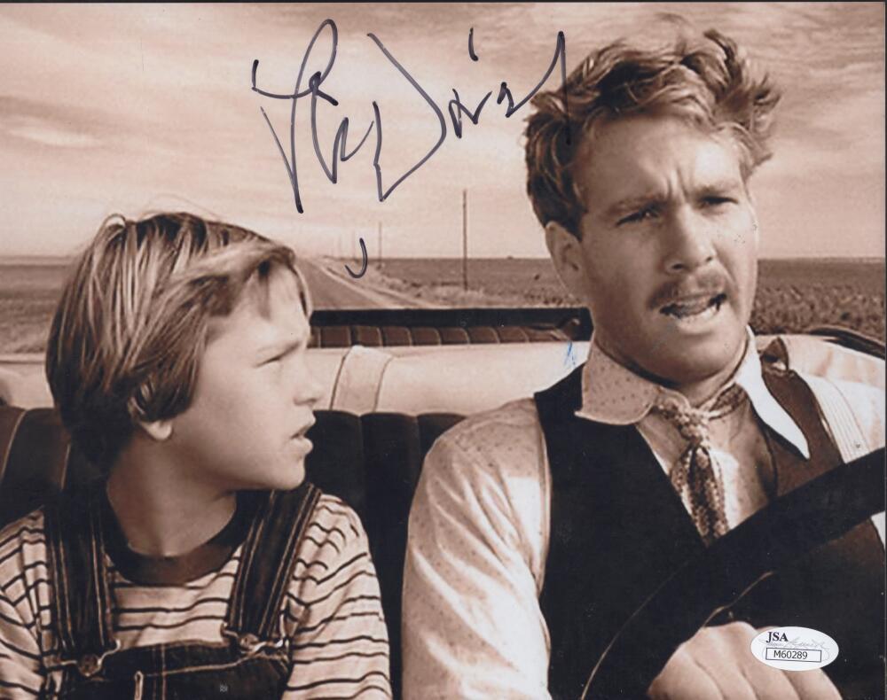 RYAN O'NEIL PAPER MOON SIGNED AUTOGRAPHED 8X10 PHOTO JSA STICKER M60289