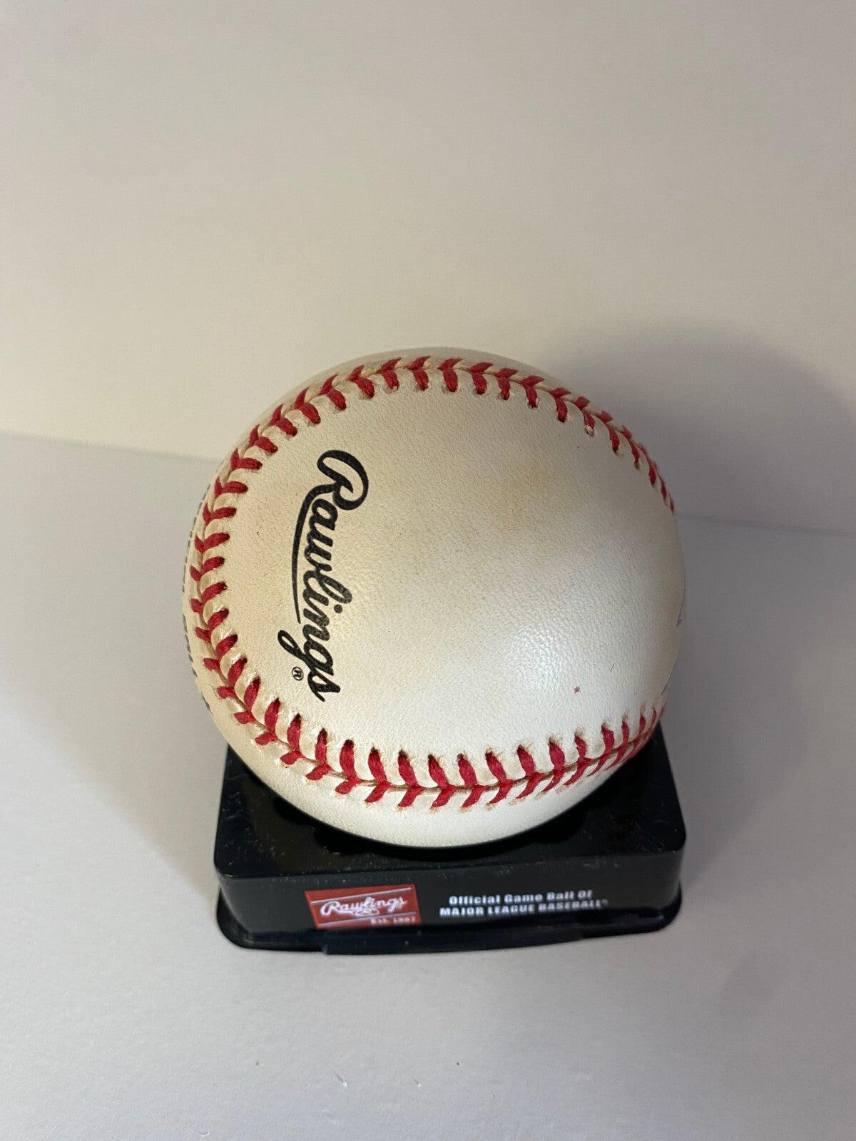 RICO CARTY MILWAUKEE BRAVES SIGNED AUTOGRAPHED N.L. BASEBALL BECKETT