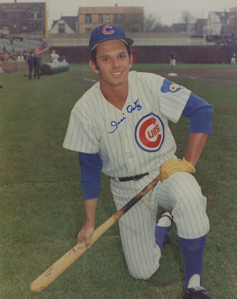 JOSE ORTIZ CUBS  SIGNED AUTOGRAPHED 8X10 PHOTO  W/ COA 