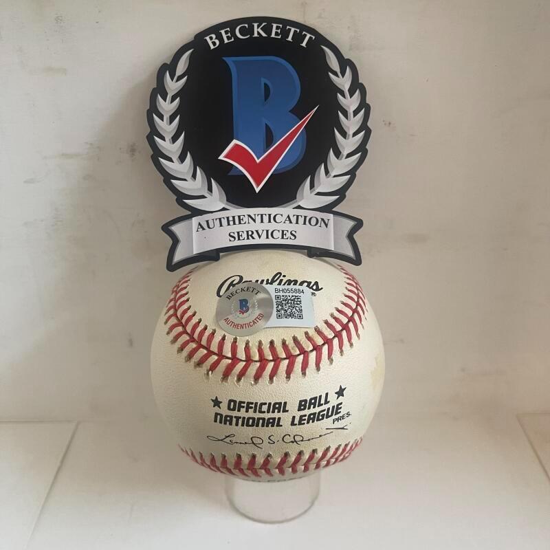 JOSE LIMA TIGERS/ASTROS SIGNED AUTOGRAPHED N.L. BASEBALL BAS AUTHENTICATED