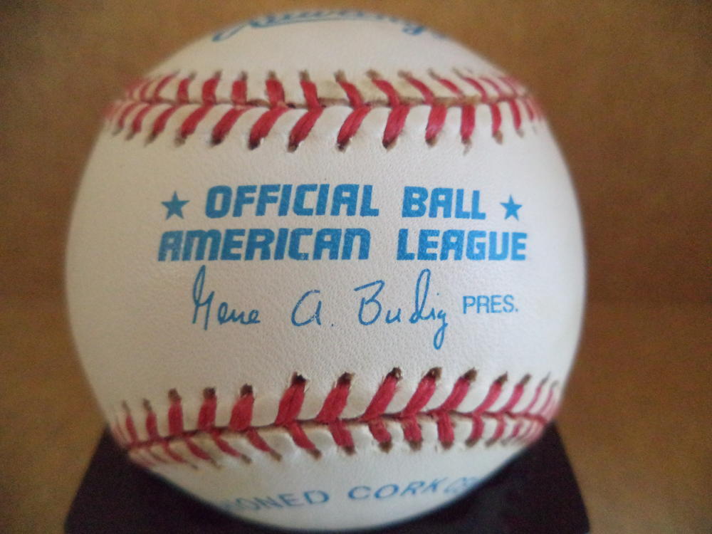 SEAN RUNYAN DETROIT TIGERS SIGNED AUTOGRAPHED A.L. BASEBALL W/COA