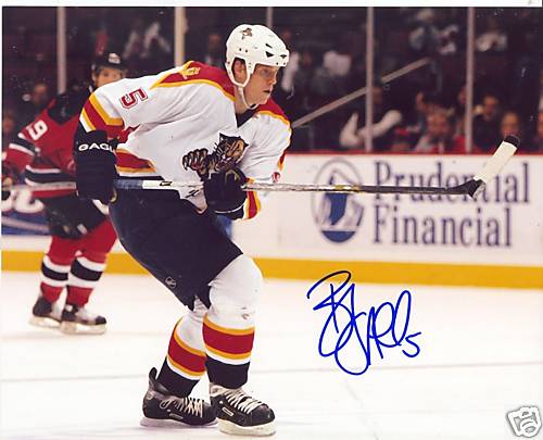 BRYAN ALLEN FLORIDA PANTHERS SIGNED 8X10 PHOTO W/COA