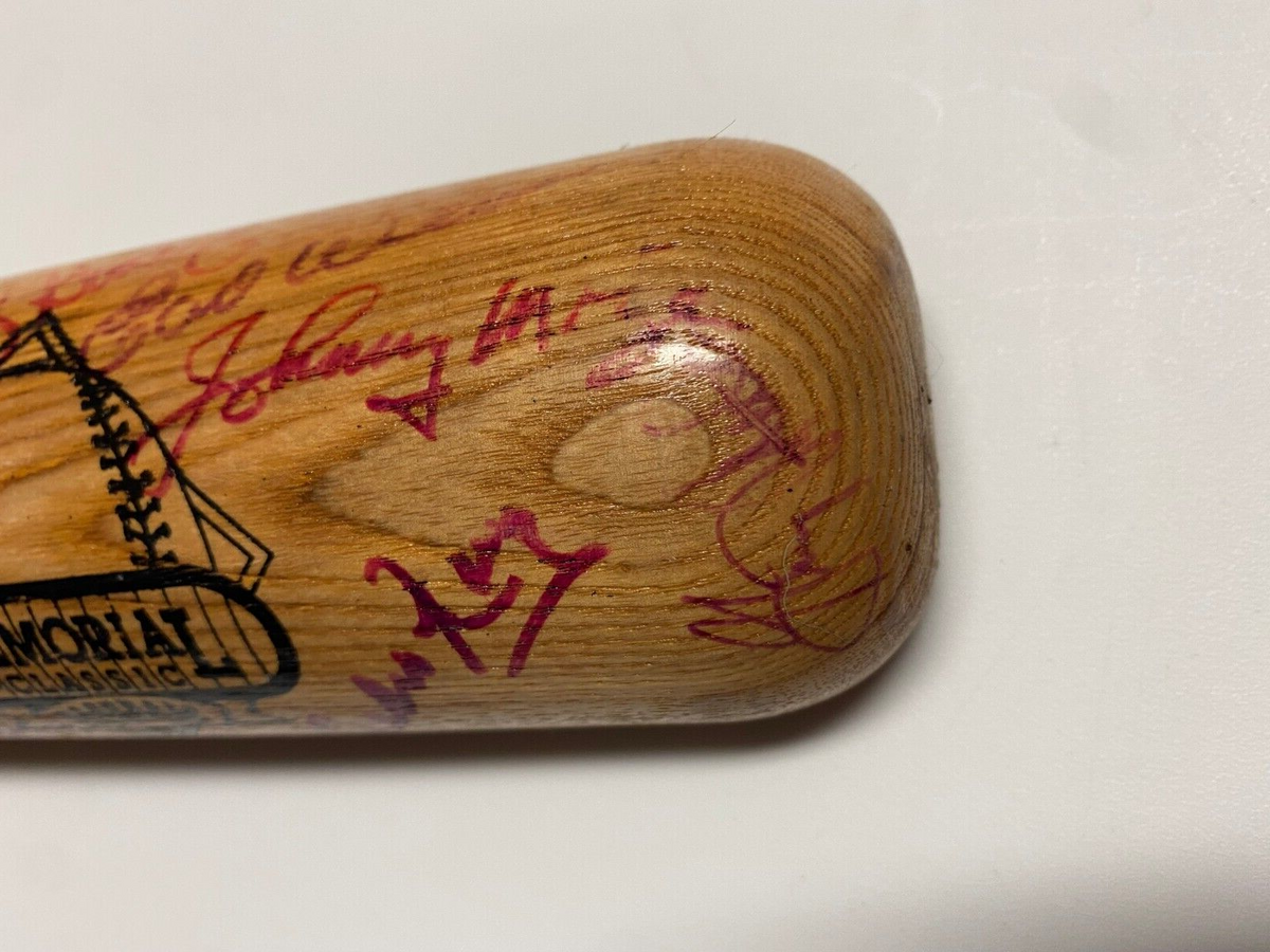 MLB GREATS MULTI SIGNED AUTOGRAPH LV SLUGGER MEMORIAL CLASSICS SPLIT BAT COA *