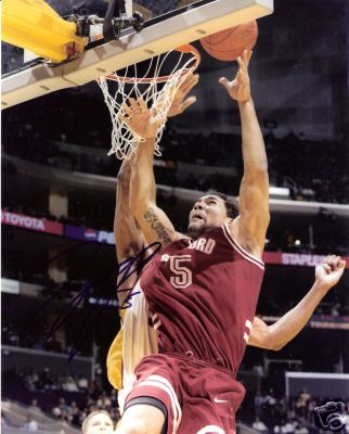 TEYO JOHNSON   STANFORD   SIGNED 8X10 PHOTO