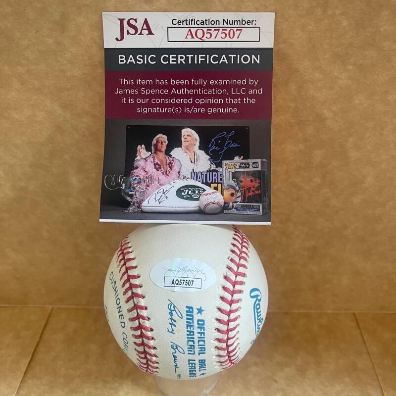 MARK MCGWIRE  A'S/CARDINALS SIGNED AUTOGRAPHED A.L. BASEBALL JSA AUTH