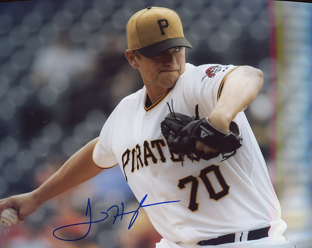 JARED  HUGHES     PITTSBURGH  PIRATES    SIGNED 8X10