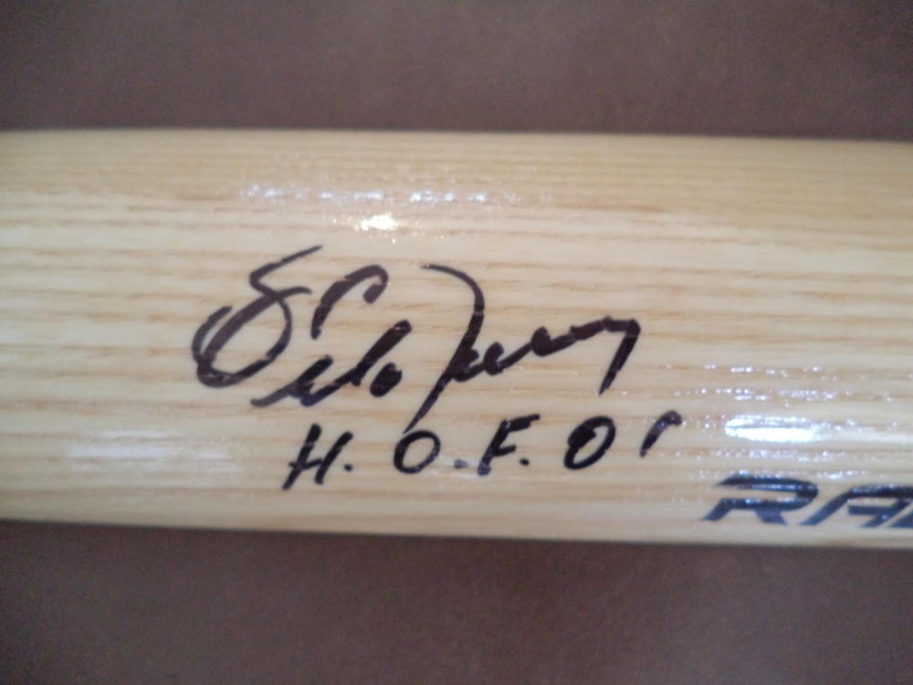 FELO RAMIREZ RARE HOF01 DECEASED SIGNED RAWLINGS BIG STICK BAT BECKETT E33672