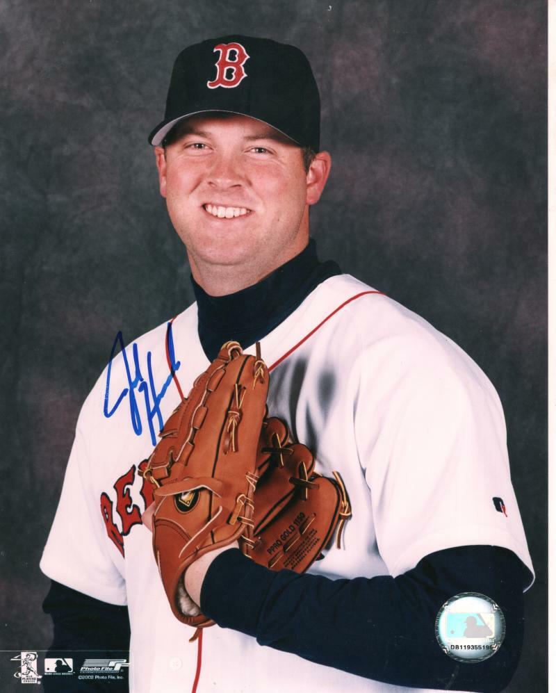 JOSH HANCOCK BOSTON RED SOX SIGNED AUTOGRAPHED 8X10 PHOTO W/ COA