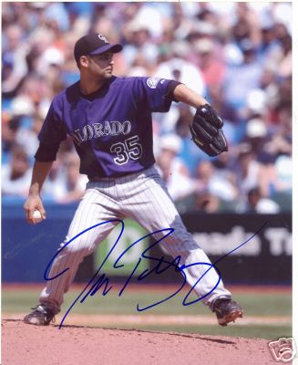 TAYLOR BUCHHOLZ COLORADO ROCKIES SIGNED 8X10 PHOTO COA