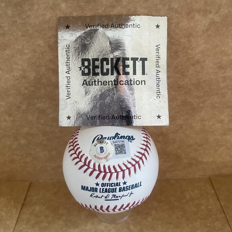 DALLAS KEUCHEL ASTROS/WHITE SOX  SIGNED AUTO M.L. BASEBALL BECKETT AUTH