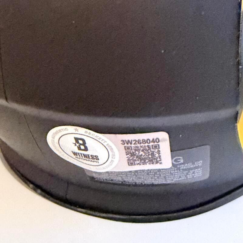 DESEAN JACKSON LOS ANGELES RAMS SIGNED AUTO  ECLIPSE HELMET BECKETT