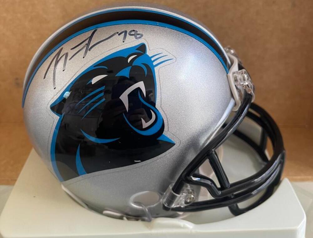 TRAVELLE WHARTON SIGNED AUTOGRAPHED MINI HELMET W/COA