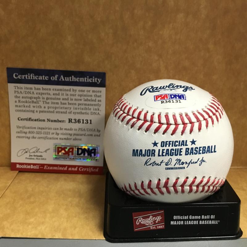 A.J. REED HOUSTON ASTROS ROOKIE BALL M.L. SIGNED BASEBALL JSA R36131