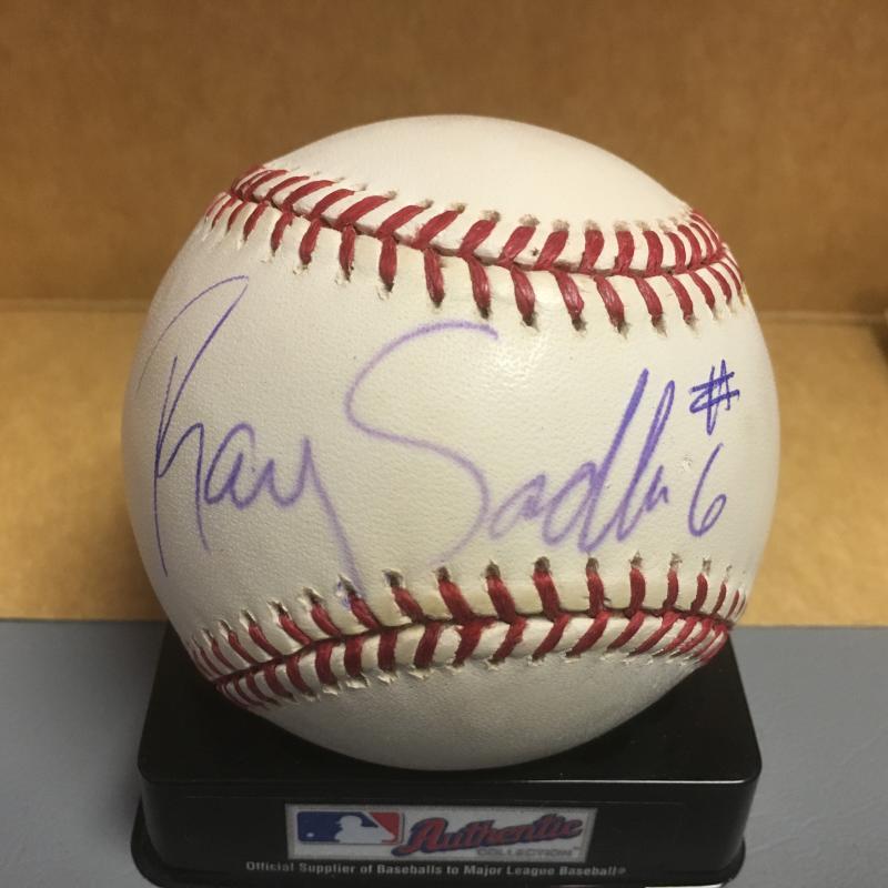 RAY SADLER PITTSBURGH PIRATES M.L. SIGNED BASEBALL W/COA