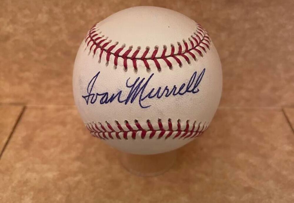 IVAN MURRELL ASTROS/PADRES  SIGNED AUTOGRAPHED M.L. BASEBALL BECKETT AUTH