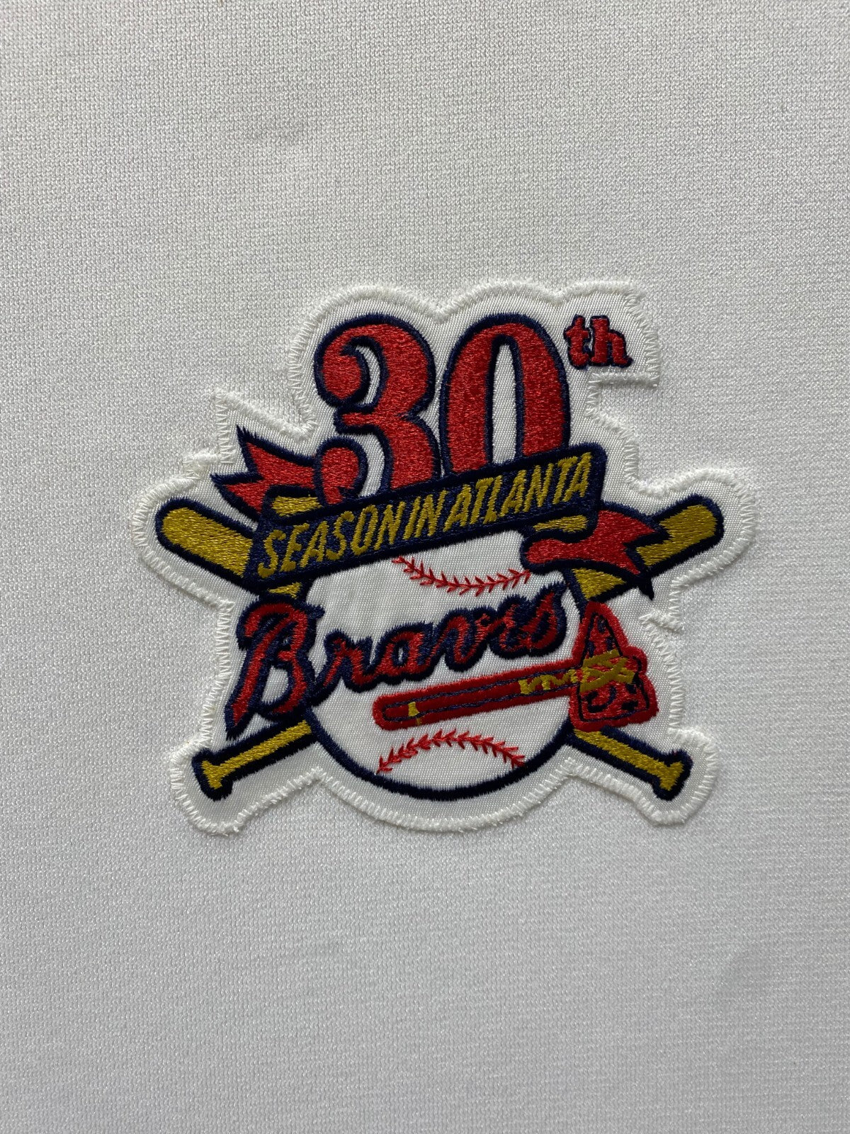 PRO TEAM COLLECTIBLES BASEBALL 30TH SEASON ATLANTA BRAVES EMBLEM PATCH RARE