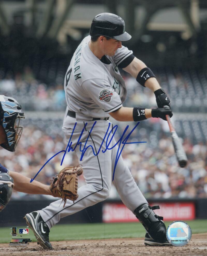 JOSH WILLINGHAM FLORIDA MARLINS SIGNED 8X10 PHOTO W/ COA