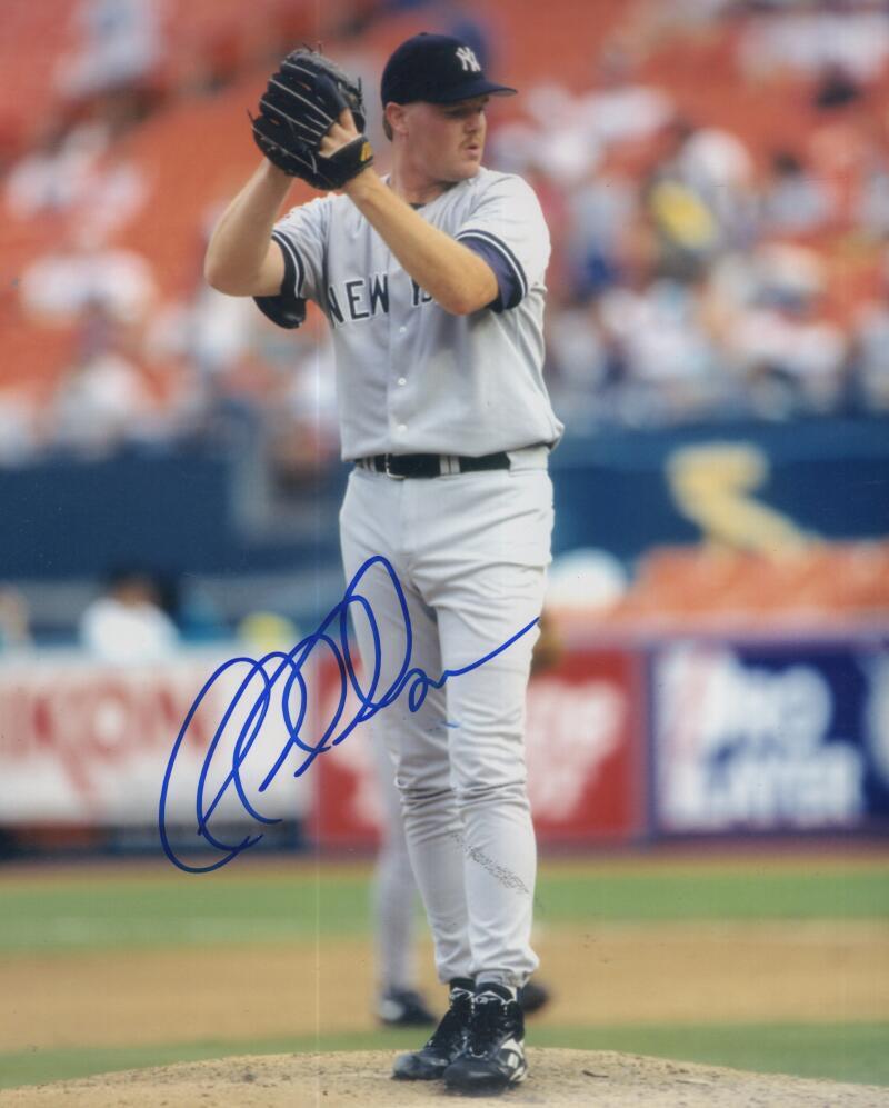 JEFF NELSON YANKEES SIGNED AUTOGRAPHED 8X10 PHOTO W/ COA