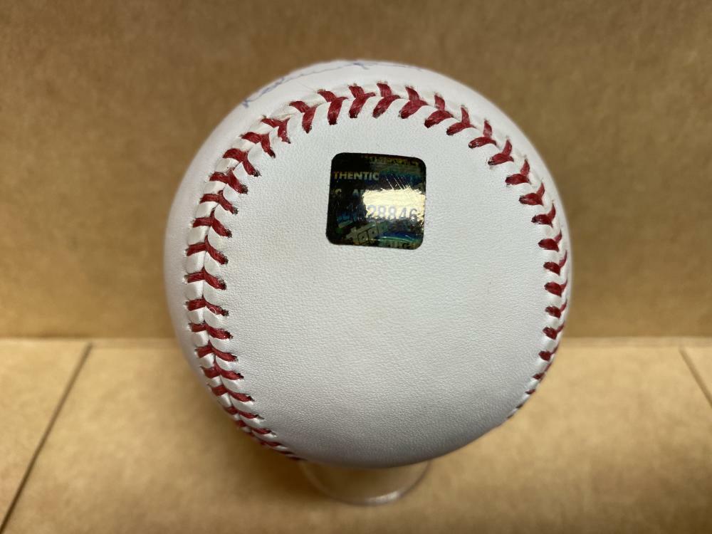 ROBIN ROBERTS PHILLIES 2001 TOPPS ARCHIVES SIGNED M.L. BASEBALL W/ COA