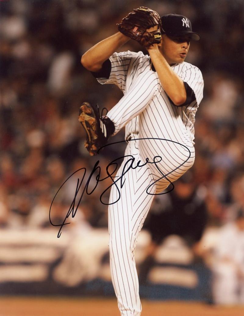 JAVIER VASQUEZ NEW YORK YANKEES SIGNED AUTOGRAPHED 8X10 W/COA