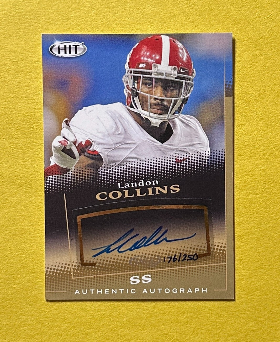 2015 SAGE HIT LANDON COLLINS ROOKIE AUTO /250 #A26 ALABAMA