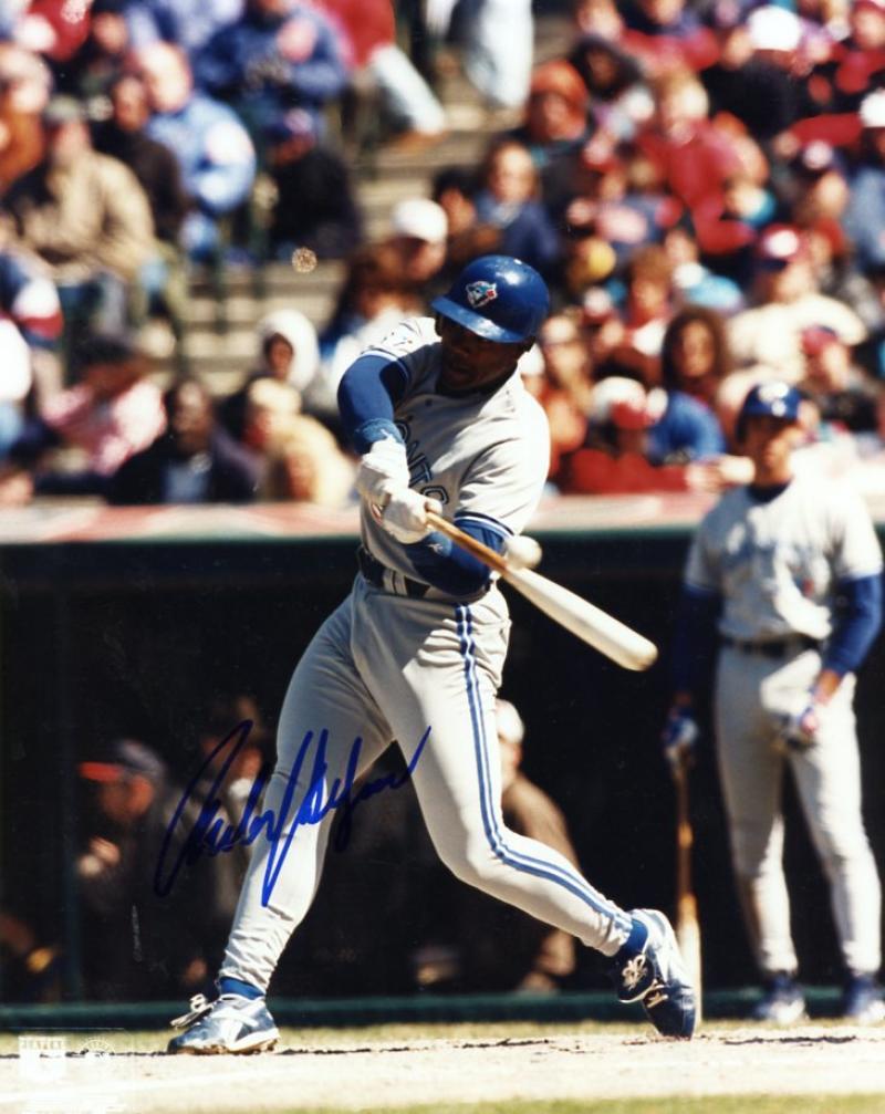 CARLOS DELGADO TORONTO BLUE JAYS SIGNED AUTOGRAPHED 8X10 PHOTO W/COA