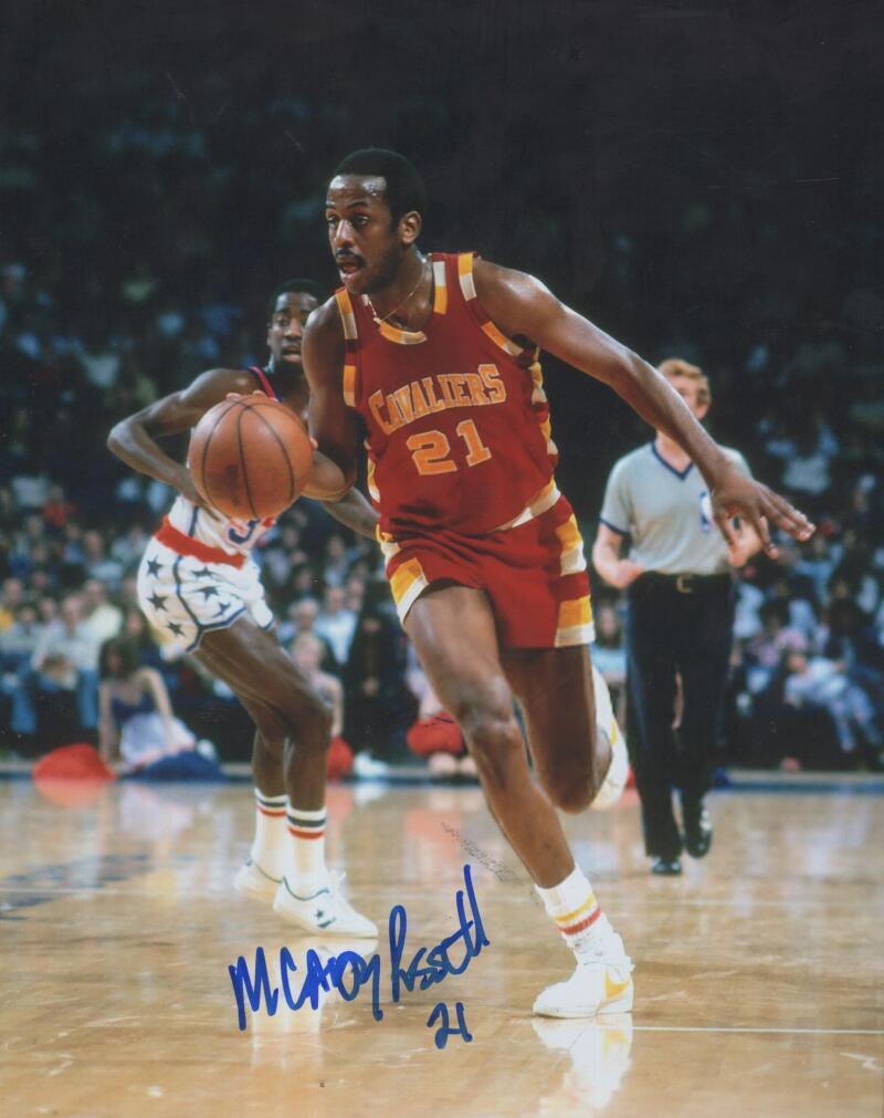 CAMPY RUSSELL CLEVELAND CAVALIERS SIGNED AUTOGRAPHED 8X10 PHOTO W/ COA