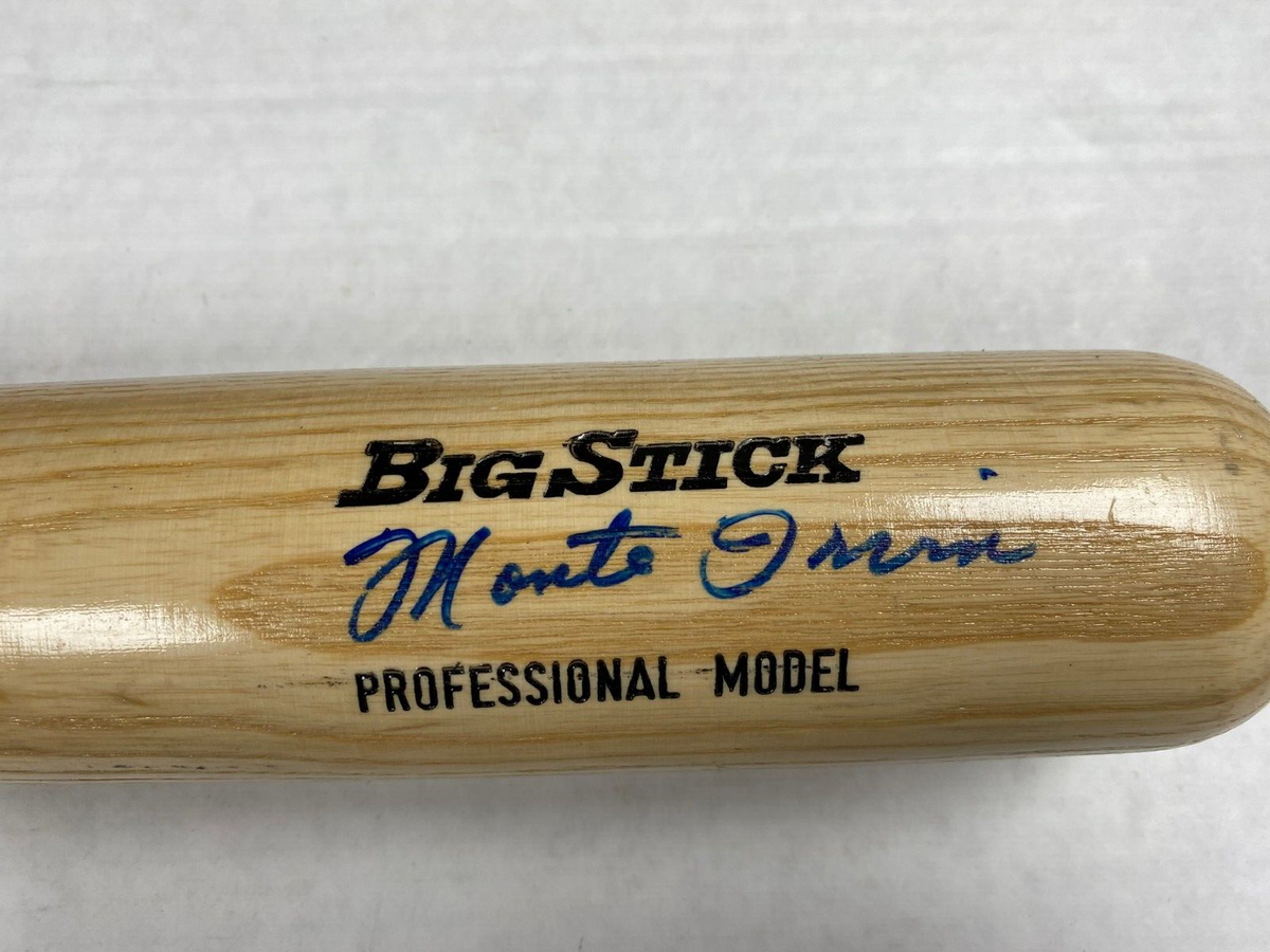 MONTE IRVIN NEW YORK GIANTS SIGNED AUTOGRAPHED RAWLINGS BIG STICK BAT W/COA
