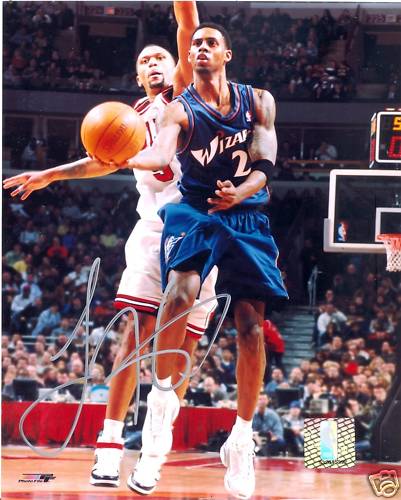 BOBBY JACKSON NEW ORLEANS HORNETS SIGNED 8X10 PHOTO COA