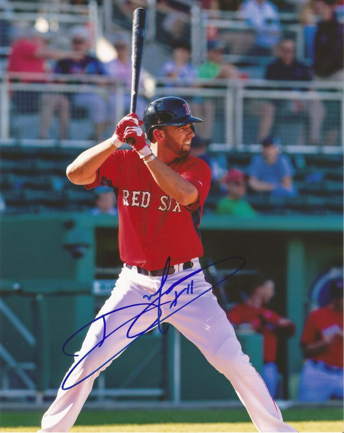 DEVEN MARRERO BOSTON RED SOX AUTOGRAPHED SIGNED 8X10 PHOTO W/COA