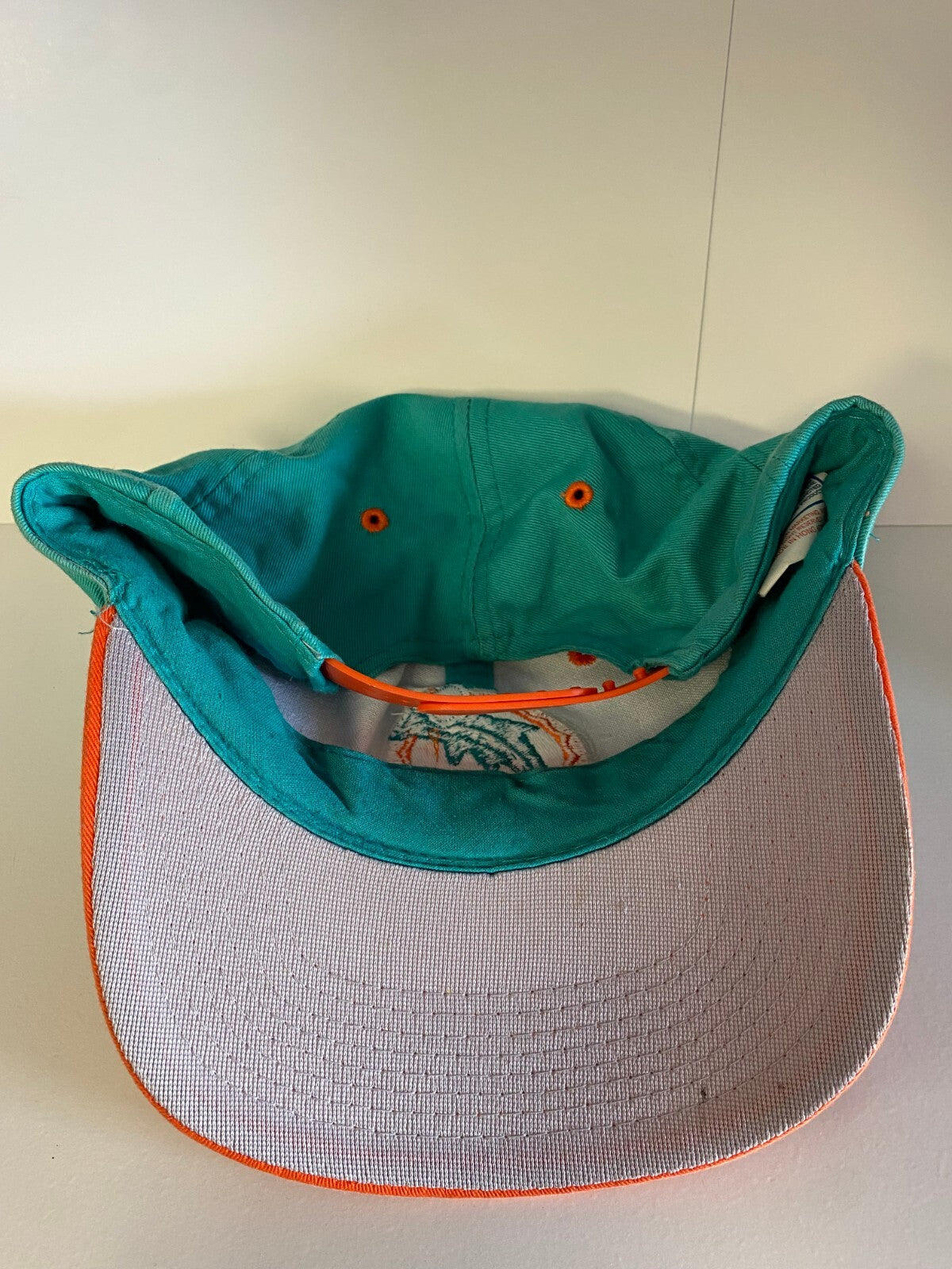 KIM BOKAMPER & MANNY FERNANEZ MIAMI DOLPHINS DUAL SIGNED THROWBACK HAT W/COA