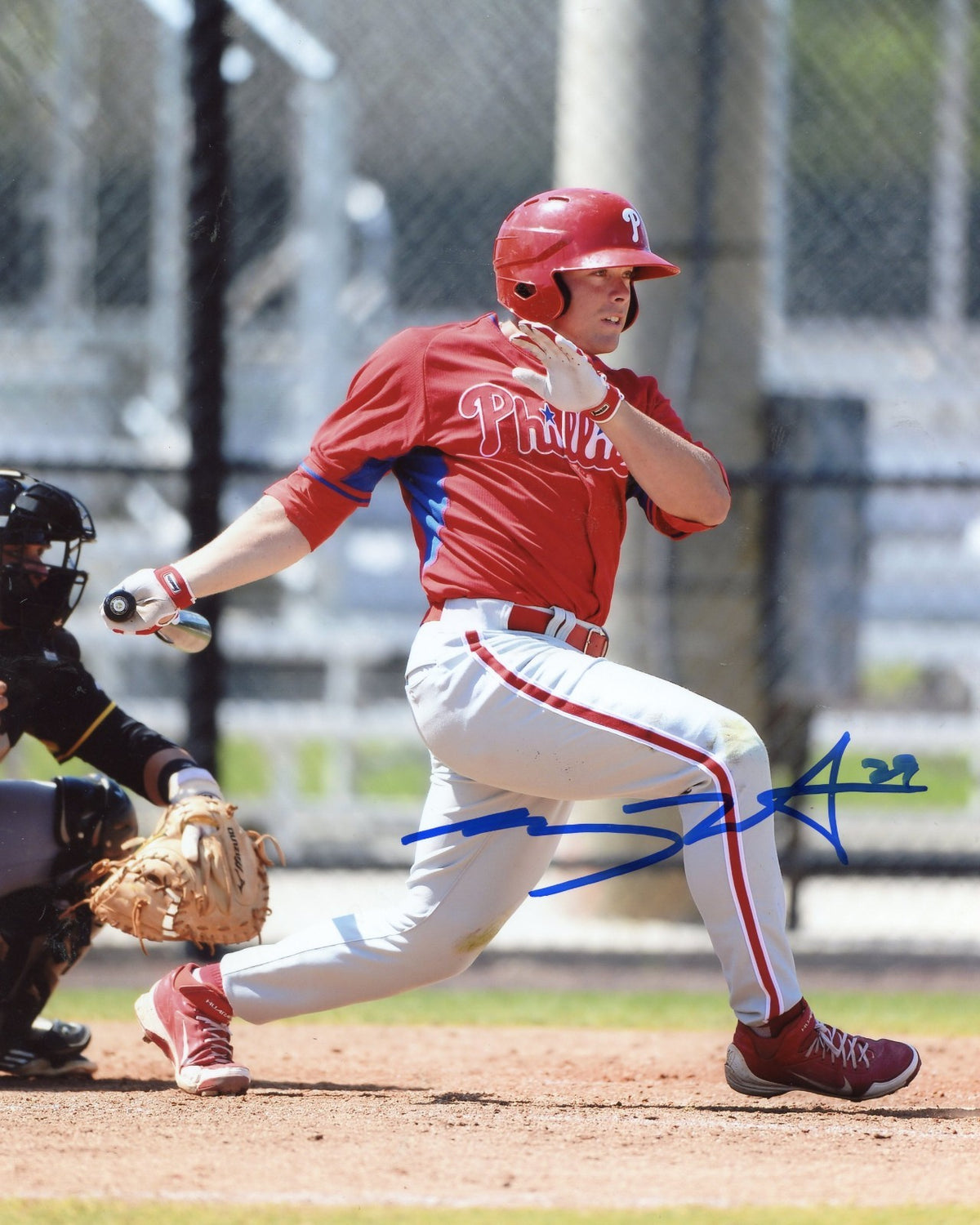 BRIAN  POINTER   PHILADELPHIA  PHILLIES    SIGNED AUTOGRAPHED 8X10  PHOTO