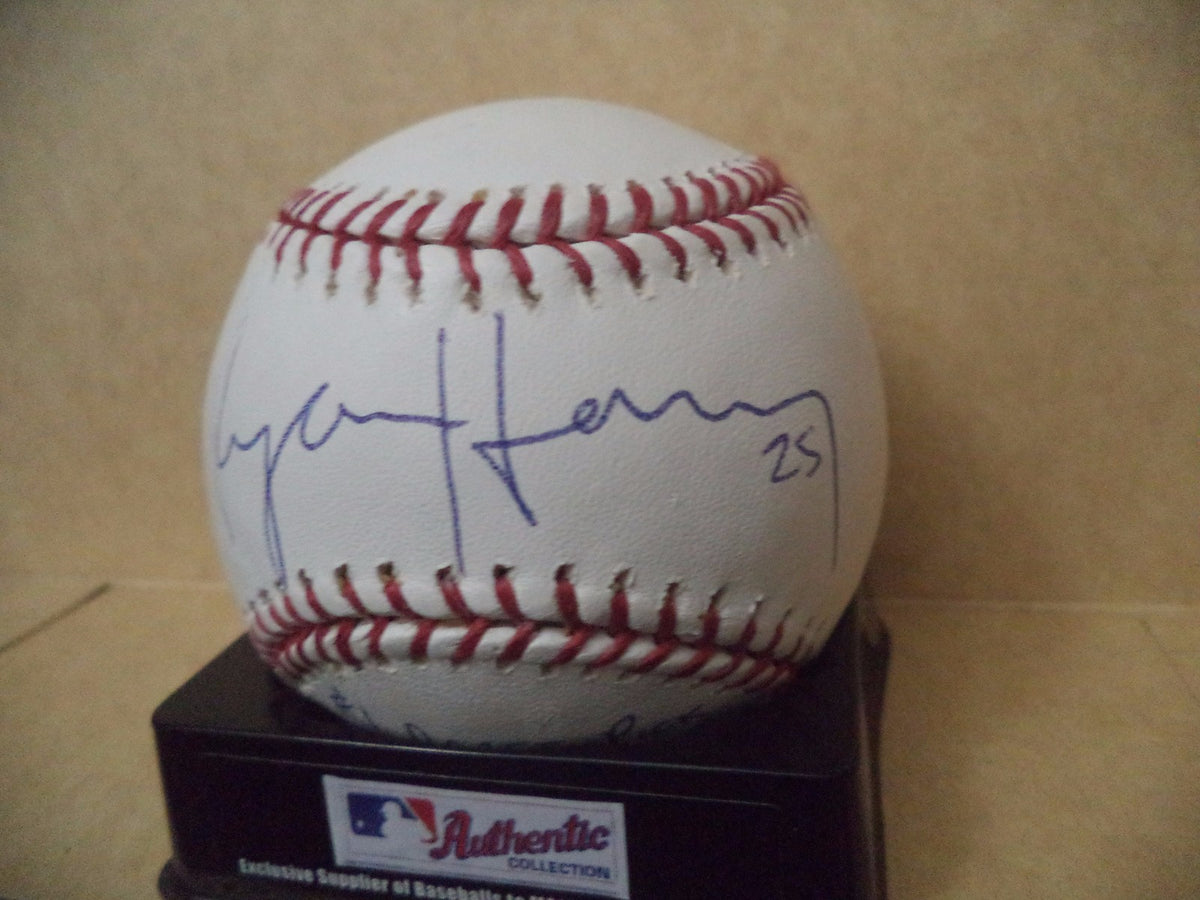 RYAN HARVEY CUBS #1 DRAFT PICK 2003 SIGNED AUTOGRAPH ROMLB ML BASEBALL W/COA