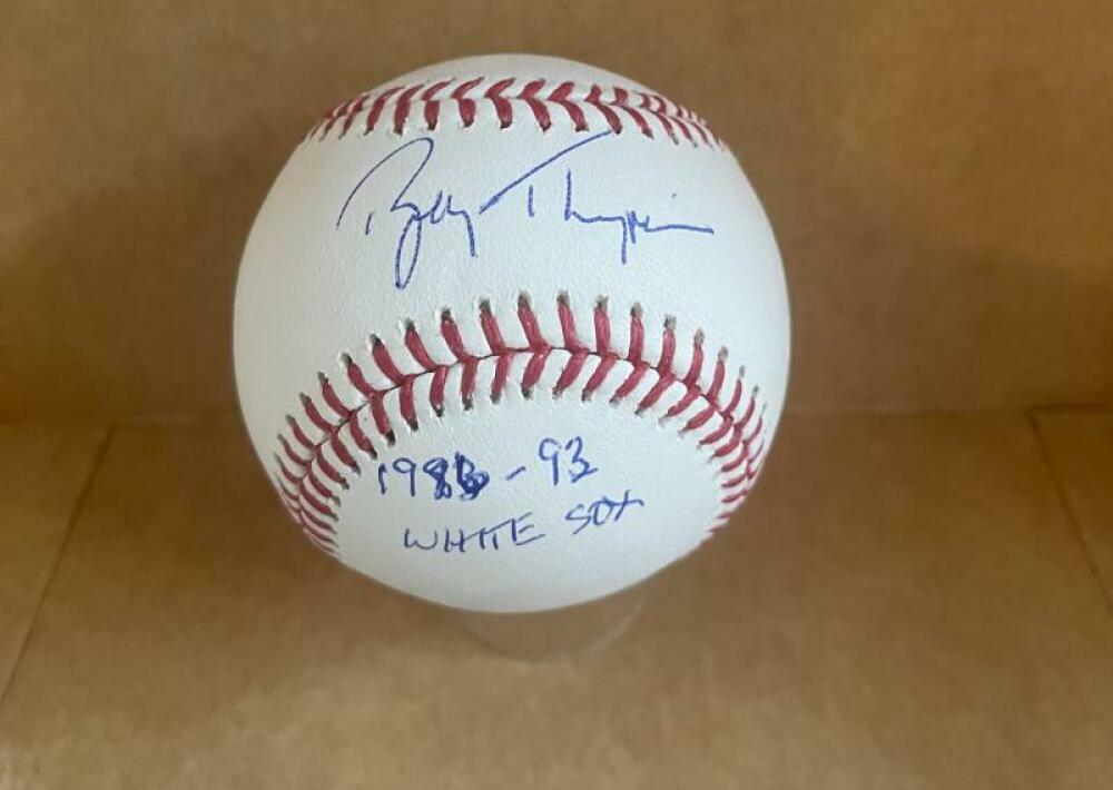 BOBBY THIGPEN 1986-93 WHITE SOX SIGNED AUTOGRAPHED M.L. BASEBALL JSA VV95050