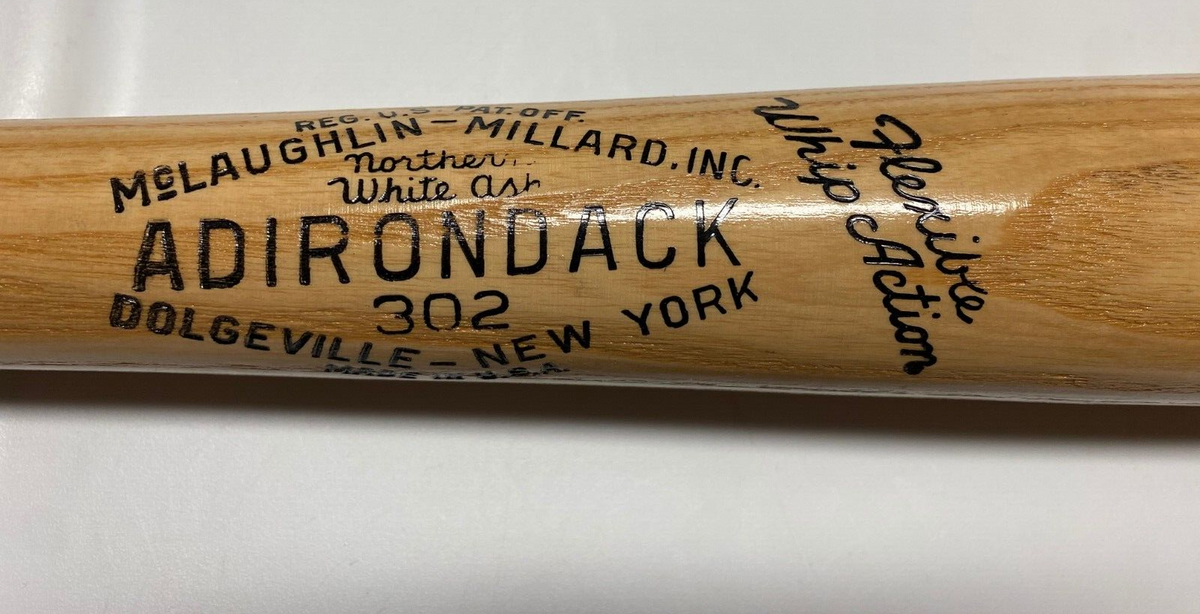 ADRIONDACK 302 PROFESSIONAL MODEL NATURAL BASEBALL BAT