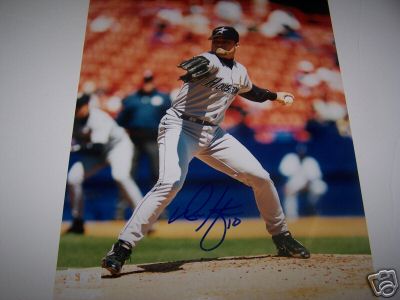 MIKE  HAMPTON     HOUSTON  ASTROS  SIGNED 8X10  PHOTO