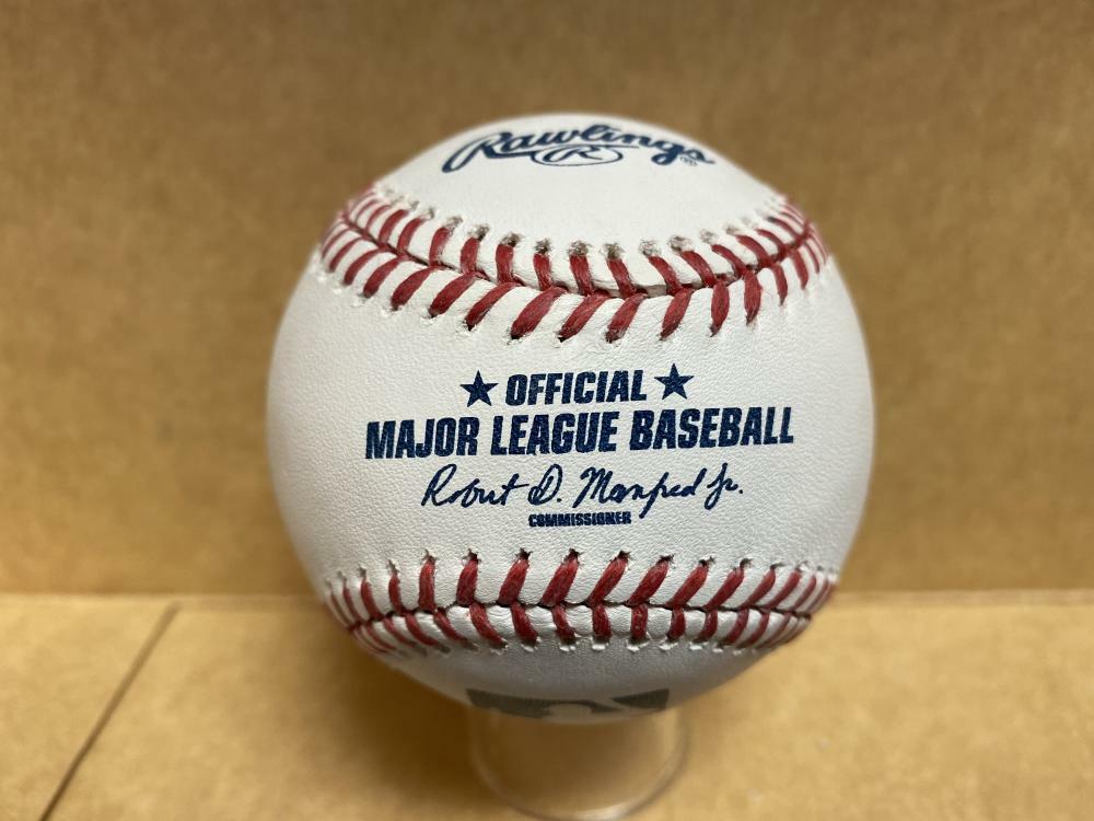 WILKERMAN GARCIA NEW YORK YANKEES SIGNED AUTOGRAPHED M.L. BASEBALL W/ COA